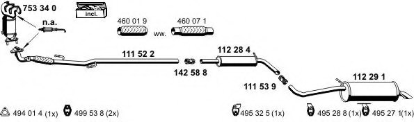 ERNST 070755 Exhaust System